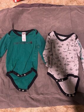 Carhartt gender neutral onesy set